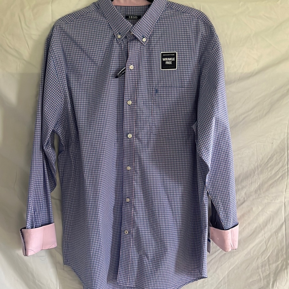 Men’s Izod Dress Shirt Size XL Brand New With Tags